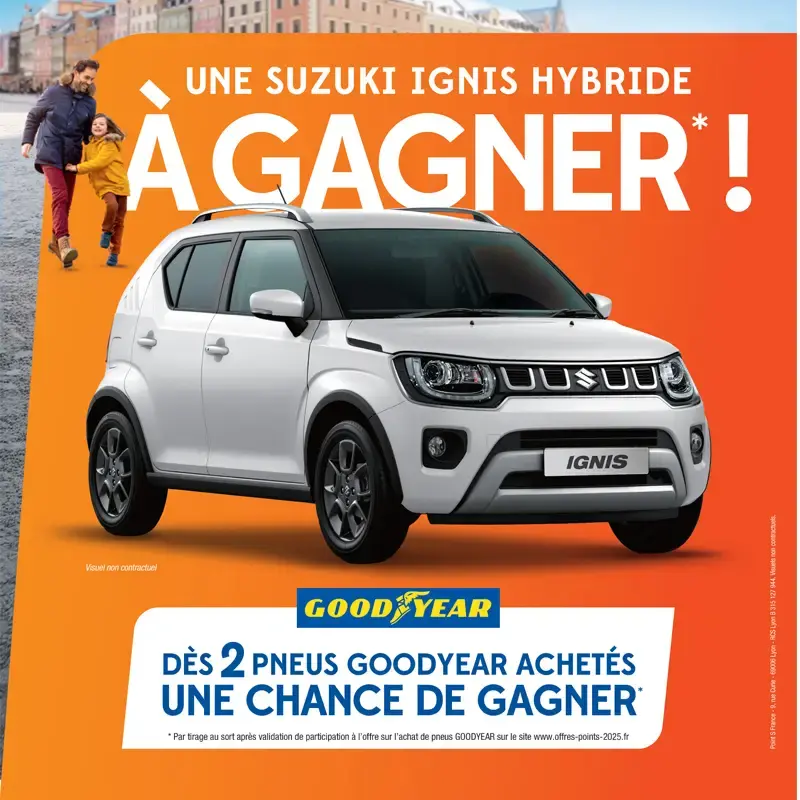 Une suzuki Ignis Hybride à gagner
